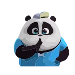 Panda Pange 3D🐼-@MochaStickers telegram stickers
