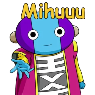 6️⃣ Zeno Dragon Ball Mihuuu anime, dragon ball, zeno, personaje, lindo, pegatina whatsapp sticker
