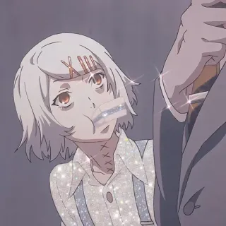 🖤 Juuzou Suzuya Tokyo Ghoul anime, tokyo ghoul, juuzou, suzuka, personaggio whatsapp sticker