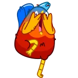 Rooster @TgEmodziBot telegram emojis 😱