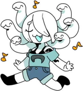 🎶 cute, cartoon, character, music, whimsical, dancing telegram sticker