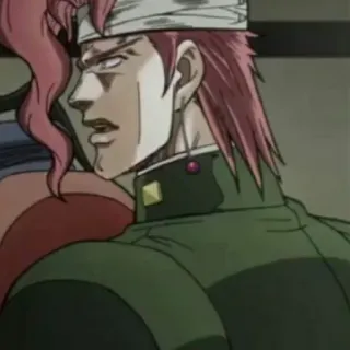 🤕 Kakyoin Noriaki JoJo's Bizarre Adventure Anime, Manga, JoJo's Bizarre Adventure, Kakyoin, Kakyoin Noriaki telegram sticker