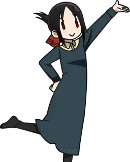💃 Kaguya Shinomiya Kaguya-sama: Love Is War Аниме, Кагуя-сама, Любовь это война, Кагуя Синомия, Мультфильм telegram sticker