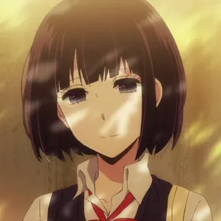 🎐 Anime, Mädchen, Kurze Haare, Süß, Manga, Charakter telegram sticker