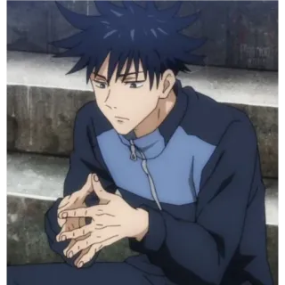 🙂 Megumi Fushiguro Jujutsu Kaisen Anime, Megumi Fushiguro, Jujutsu Kaisen, Personaje, Manga, Personaje de anime whatsapp sticker