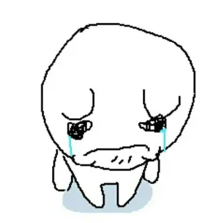 😟 buồn, khóc, vẽ, nước mắt, emo telegram sticker