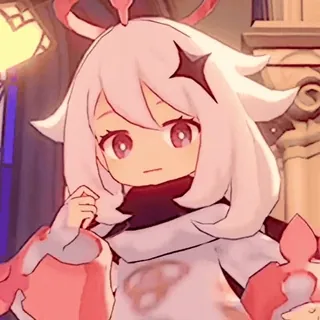 🍥 Paimon Genshin Impact 派蒙, 原神, 动漫, 游戏, 可爱, 角色 whatsapp sticker