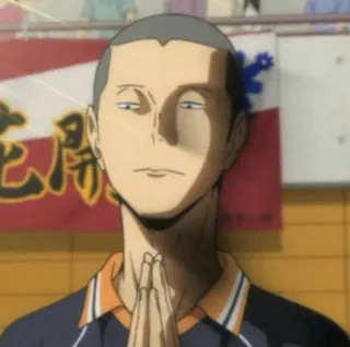 🏐 Sugawara Koushi Haikyuu!! anime, haikyuu, sugawara, koushi, character telegram sticker
