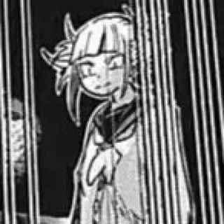 ❤️ Himiko Toga My Hero Academia Anime, Manga, Personnage, Méchant, Art whatsapp sticker