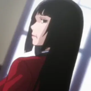 😒 Yumeko Jabami Kakegurui Anime, Kakegurui, Yumeko Jabami, Jeux de hasard, École, Gros joueur telegram sticker