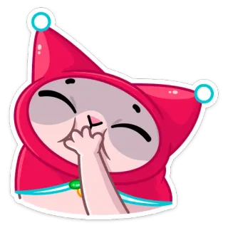☺️ cat, cute, animal, sticker, cartoon, funny telegram sticker