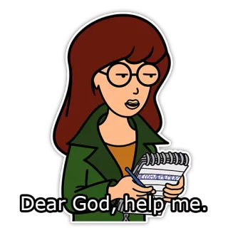 Daria and Jane whatsapp stickers