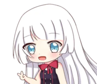 ✌ Anime, Chibi, Niedlich, Manga, Cartoon telegram sticker