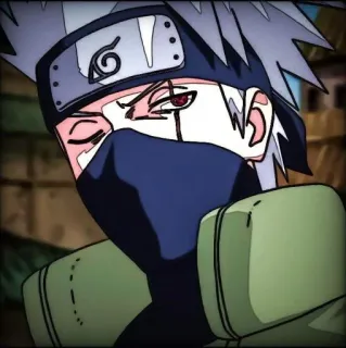 🔥 Kakashi Hatake Naruto 动漫, 漫画, 忍者, 卡卡西, 畑, 写轮眼, 火影忍者 telegram sticker