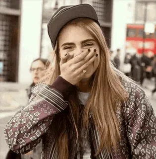 😂 vrouw, meisje, glimlach, gezicht, blij, lachen, vrolijk telegram sticker