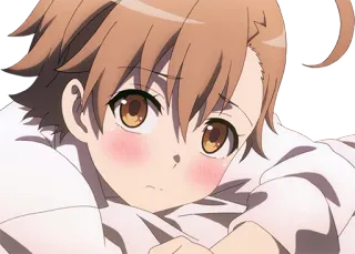 😳 Misaka Mikoto A Certain Scientific Railgun Anime, Chica, Linda, Misaka Mikoto, Railgun telegram sticker