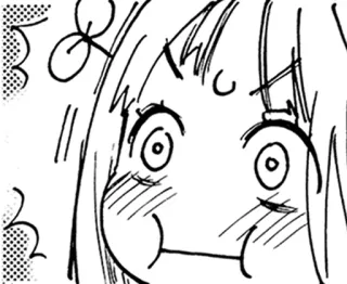 😳 manga, anime, funny, surprised, shocked, cartoon, expression telegram sticker