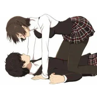 🍻 Anime, Romantik, Paar, Liebe, Beziehung, Zuneigung telegram sticker