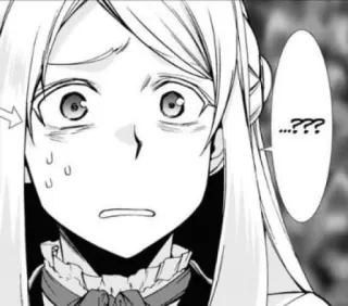 😨 ??? Anime, Manga, Frage, Verwirrt, Frau telegram sticker
