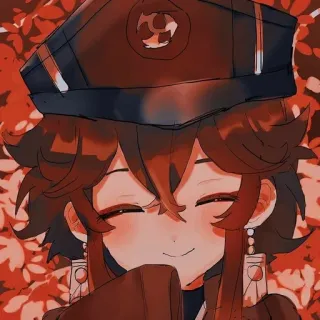 🌟 Hu Tao Genshin Impact Anime, Genshin Impact, Hu Tao, Lindo, Personaje, Videojuego whatsapp sticker