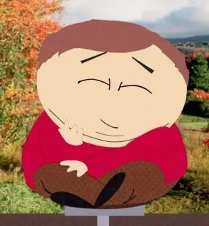 😊 Cartman South Park cartone animato, personaggio, commedia, animazione, serie TV telegram sticker