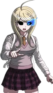 ❗️ Kaede Akamatsu Danganronpa V3: Killing Harmony Anime, Danganronpa, Kaede Akamatsu, Personnage, Manga telegram sticker
