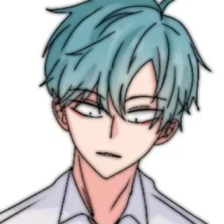 🎧 Anime, Mangá, Desenho animado, Ilustração, Personagem, Arte whatsapp sticker