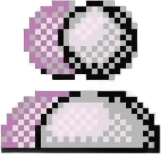 🌟 pixel art, generic user, profile icon telegram sticker