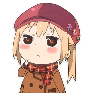 🧐 anime, chibi, cute, girl, sticker telegram sticker