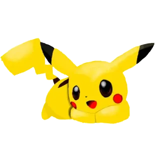 😊 Pikachu Pikachu, Pokémon, Desenho animado, Personagem, Anime, Amarelo whatsapp sticker