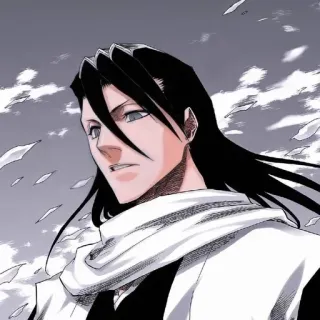 😌 Byakuya Kuchiki Bleach Anime, Manga, Bleach, Byakuya Kuchiki, Postać telegram sticker