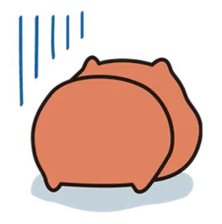 😑 capivara, fofo, animal, desenho animado, engraçado, adesivo telegram sticker