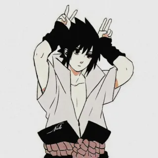 🀄️ Sasuke Naruto Аниме, Манга, Мир, Саске, Ниндзя telegram sticker