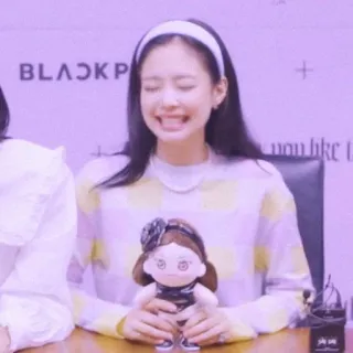 🎡 Jennie Kim K-pop, Blackpink, Jennie, poupée, idole, célébrité, chanteuse telegram sticker