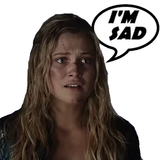 😥 I'M SAD triste, llorando, mujer, angustiada, emoción telegram sticker
