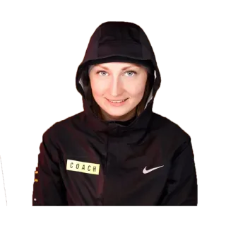 😇 COACH treinador, atleta, fitness, mulher telegram sticker