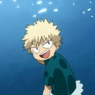🎭 Bakugo Katsuki My Hero Academia Anime, My Hero Academia, Bakugo, Katsuki, Kartun telegram sticker