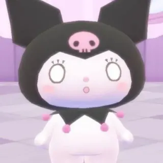 😮 Kuromi Kuromi, Sanrio, Personaje, Dibujos animados telegram sticker