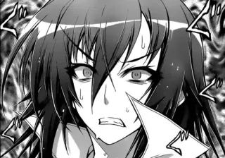 😬 Anime, Manga, Wütend, Gesichtsausdruck telegram sticker