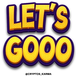 🤩 LET'S GOOO andiamo, festa, positivo, slang, entusiasmo, motivazione telegram sticker