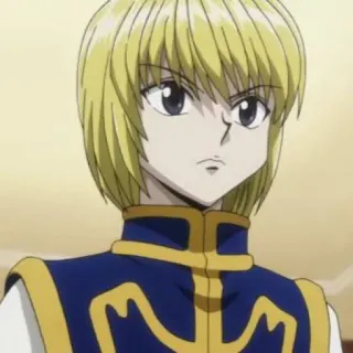 🇯🇵 Kurapika Hunter x Hunter anime, manga, kurapika, hunter x hunter, character, blonde hair, anime character telegram sticker