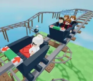 😏 roblox, американские горки, игра, аттракцион, аватар whatsapp sticker