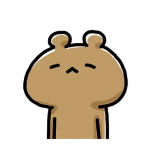 💙 gấu, động vật, hoạt hình, dễ thương, nhãn dán, kawaii telegram sticker