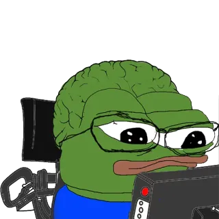 🤖 Pepe the Frog pepe, frosch, meme, internet, cartoon telegram sticker