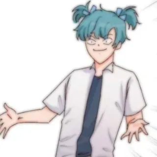 🎧 desenho animado, anime, menina, cara engraçada, meme, estranho, esquisito whatsapp sticker