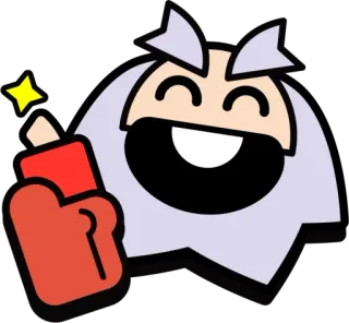 👍 dinamite, explosão, desenho animado, personagem, bomba telegram sticker