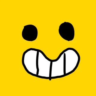 🌟 หน้ายิ้ม, อีโมจิ, มีความสุข, เรียบง่าย, การ์ตูน whatsapp sticker