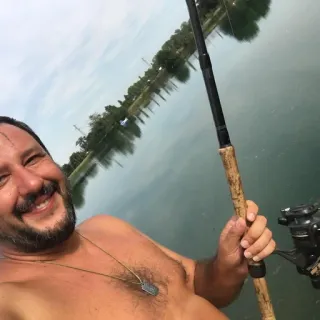 🎣 pesca, outdoor, lago, pescatore, ricreazione telegram sticker