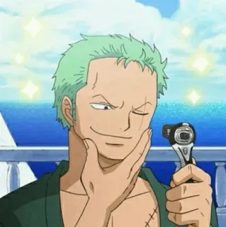 🌽 Zoro One Piece one piece, zoro, anime, manga, roronoa zoro telegram sticker