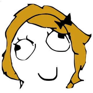 🙃 밈, 얼굴, 인터넷, 표정, 웃긴 telegram sticker